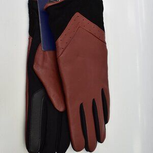 ISOTONER genuine leather smart touch WOMEN GLOVES‎ SZ L/XL